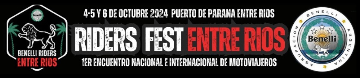 1° Encuentro Nacional e Internacional de Mototurismo - Entre Ríos - Octubre 2024